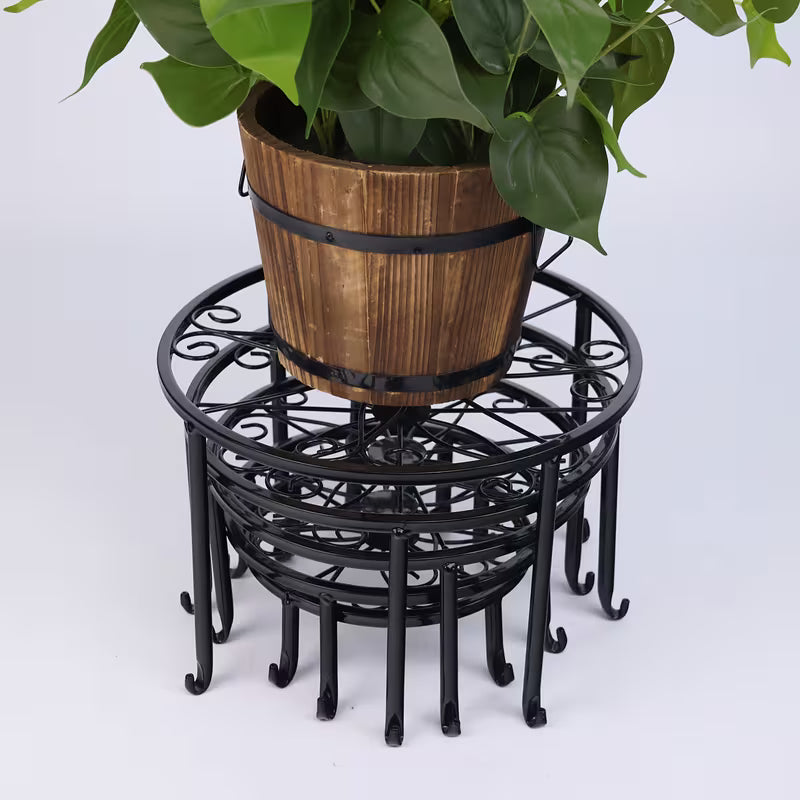 5-Piece Metal Plant Stand Set
