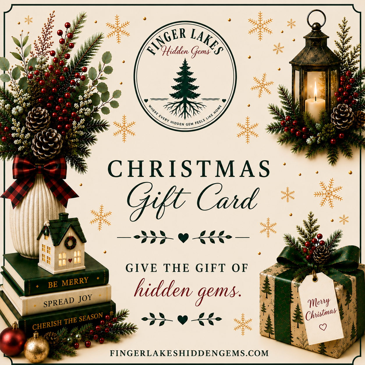 Finger Lakes Hidden Gems Christmas Gift Card