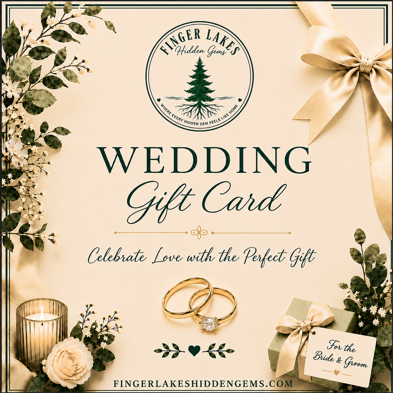 Finger Lakes Hidden Gems Wedding Gift Card