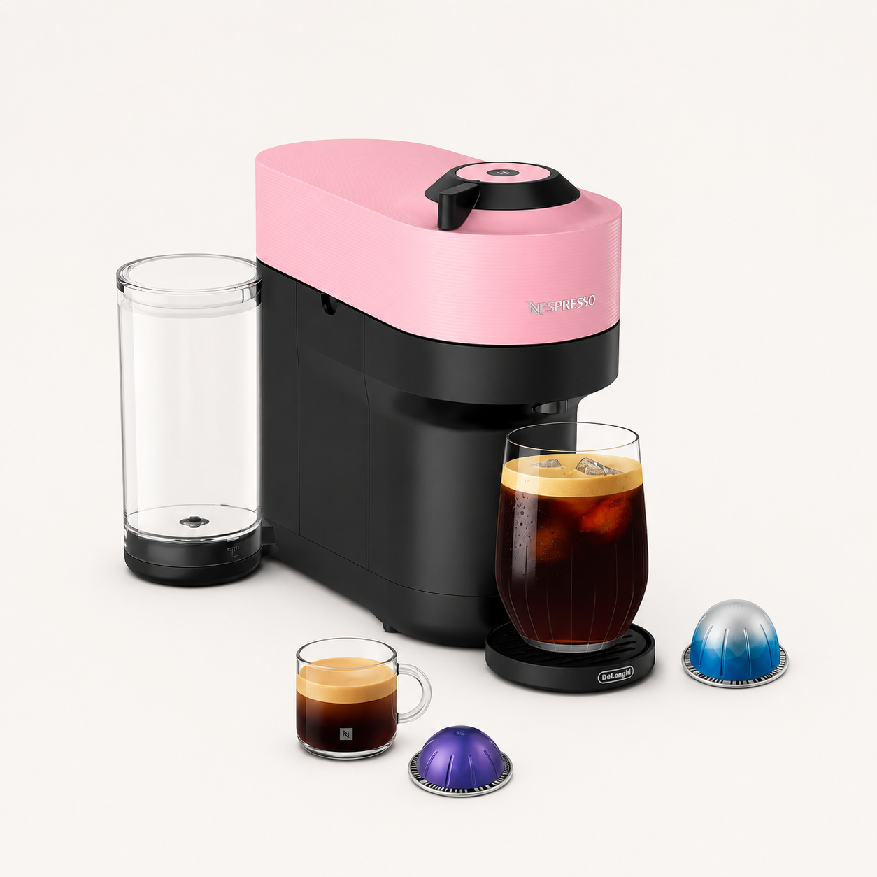 Nespresso Vertuo Pop+ Coffee and Espresso Maker by De'Longhi Candy Pink