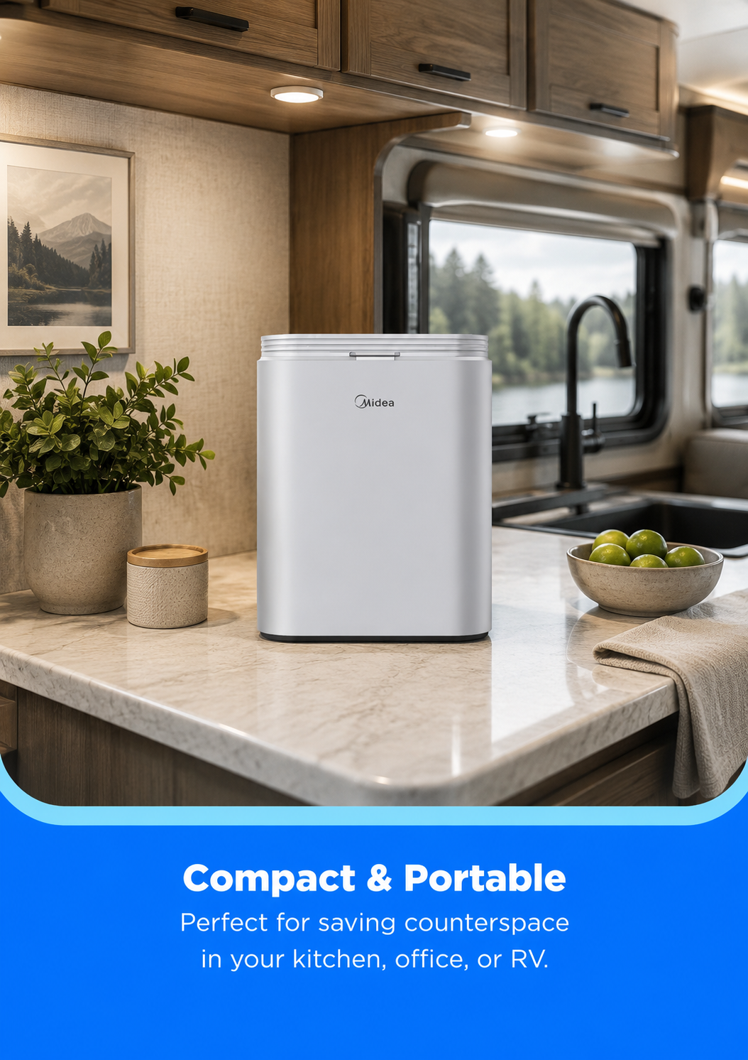 Midea Countertop Bullet-Ice Maker