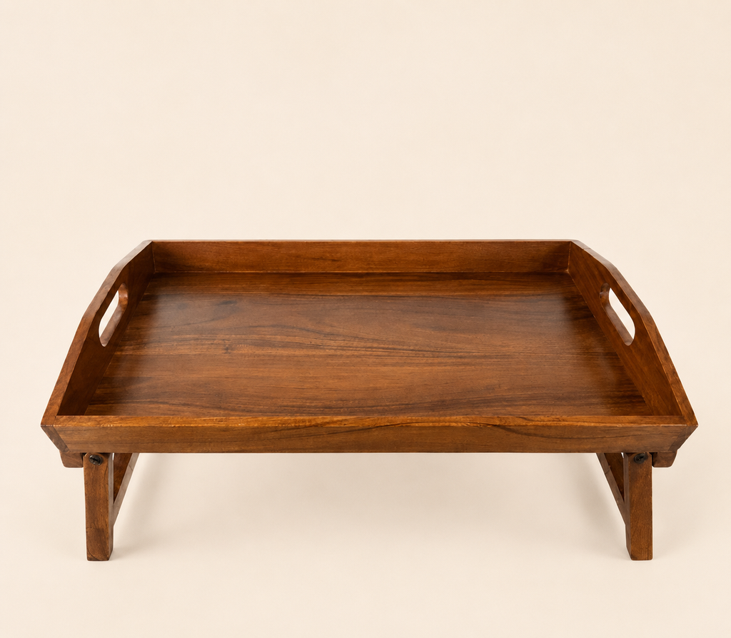 22" x 14" Wood Signature Bed Tray - Threshold