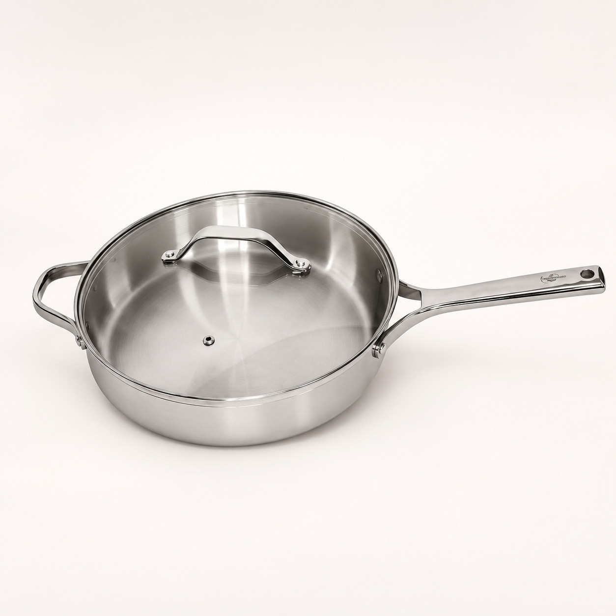 5qt Stainless Steel Saute Pan Silver - Figmint