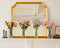 4 PCS 8 Inch Glass Cylinder Vases