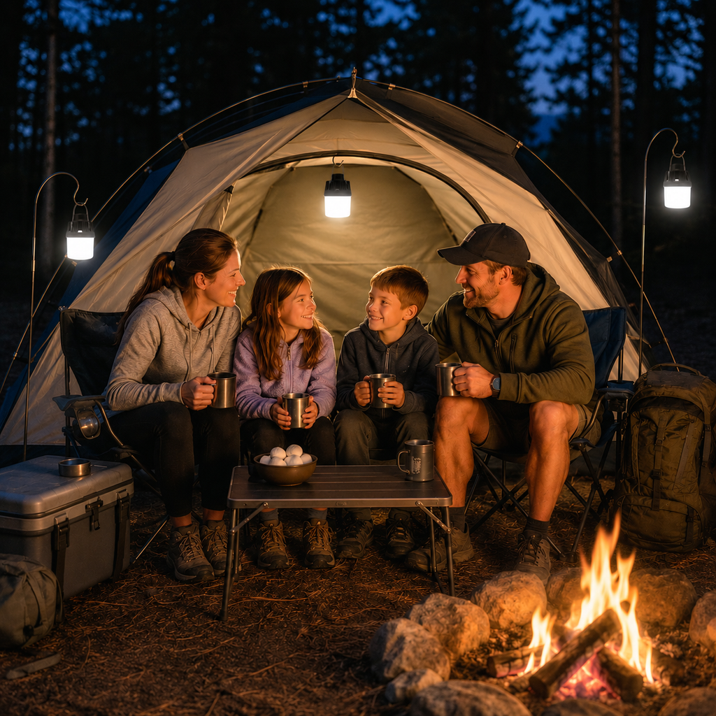 3-Pack Rechargeable LED Camping Lights