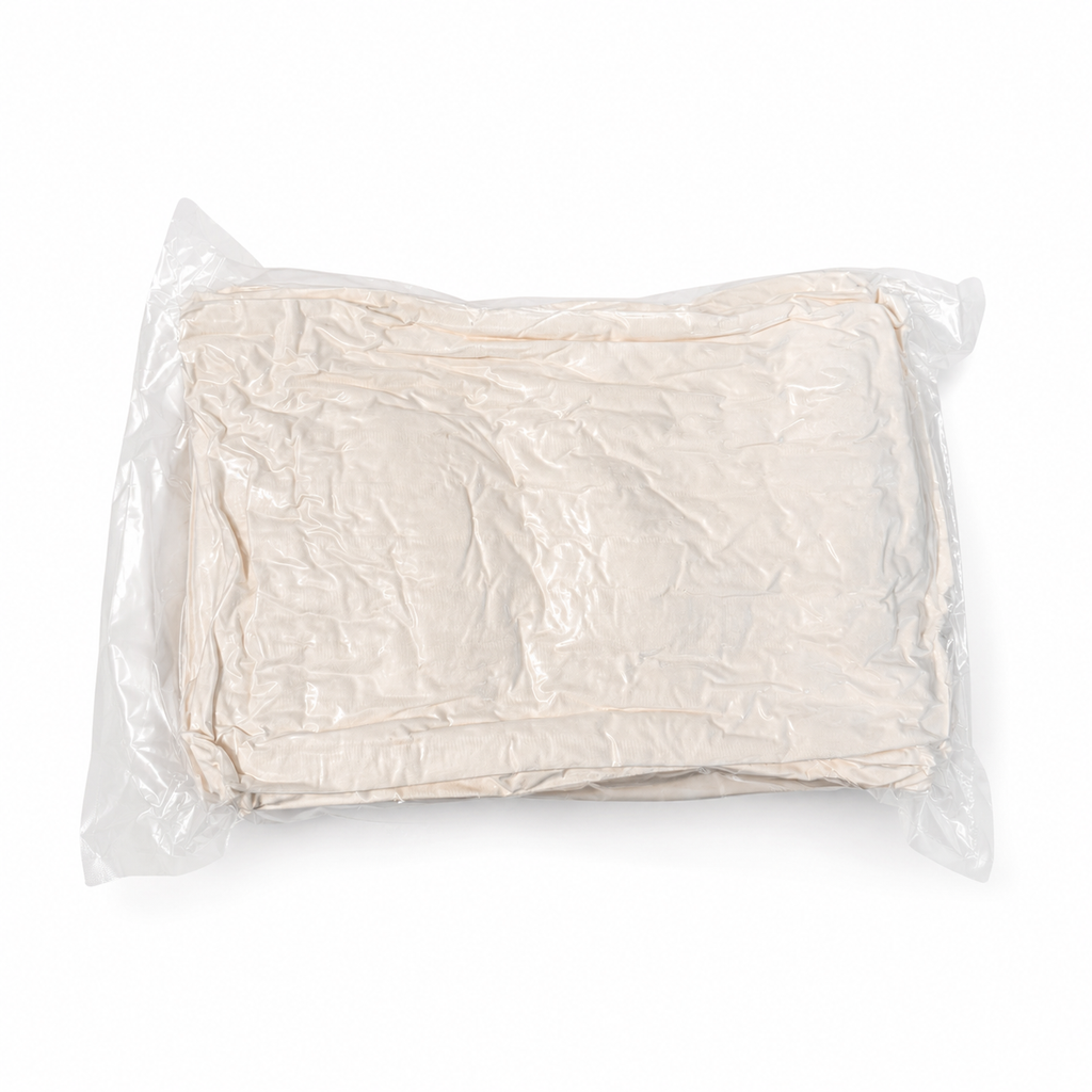 Ultra-Soft Ribbed Plush Throw Blanket – Milky White Twin (60*80)