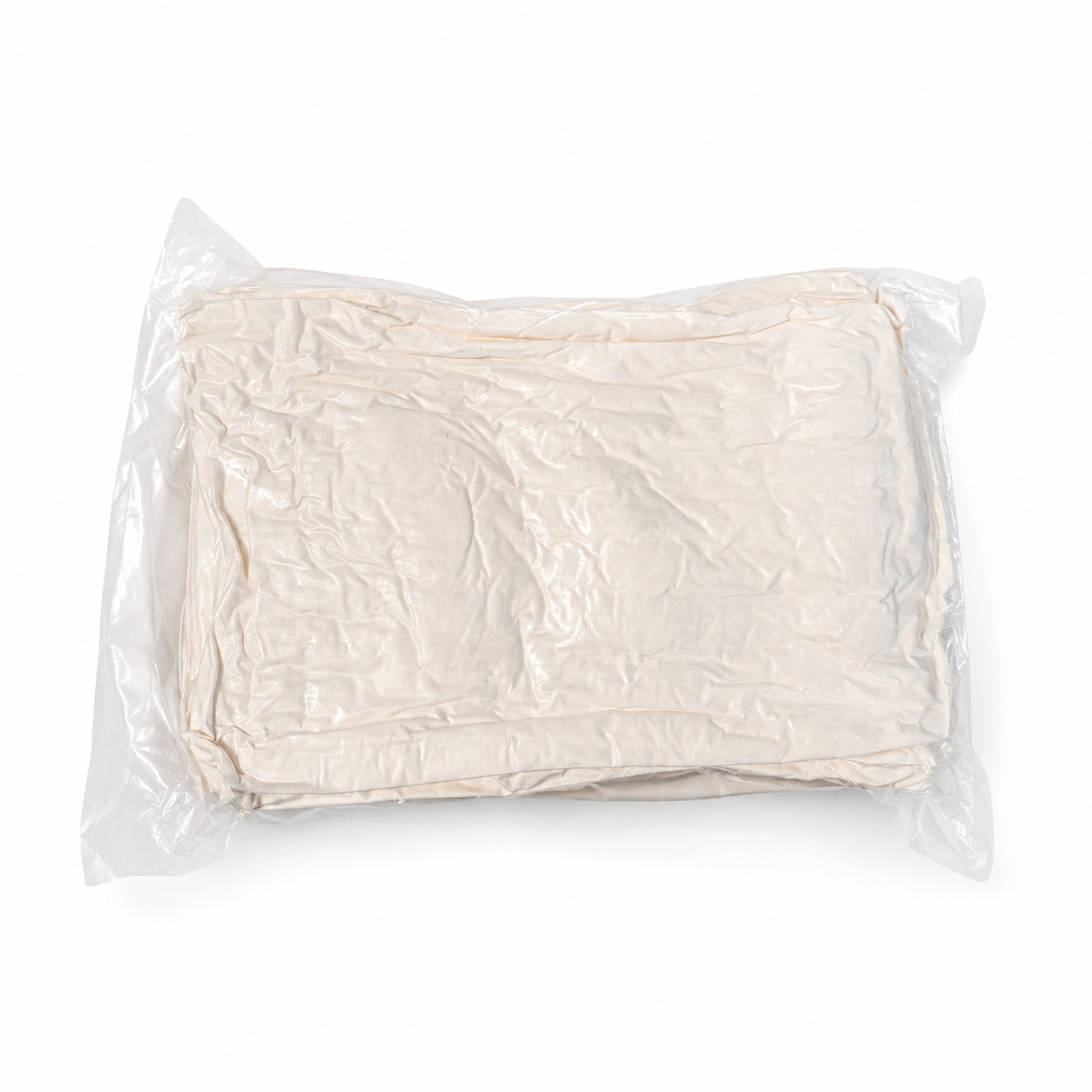 Ultra-Soft Ribbed Plush Throw Blanket – Milky White Twin (60*80)