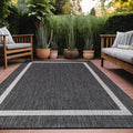Luul Home Bordered Outdoor Rug 7x5
